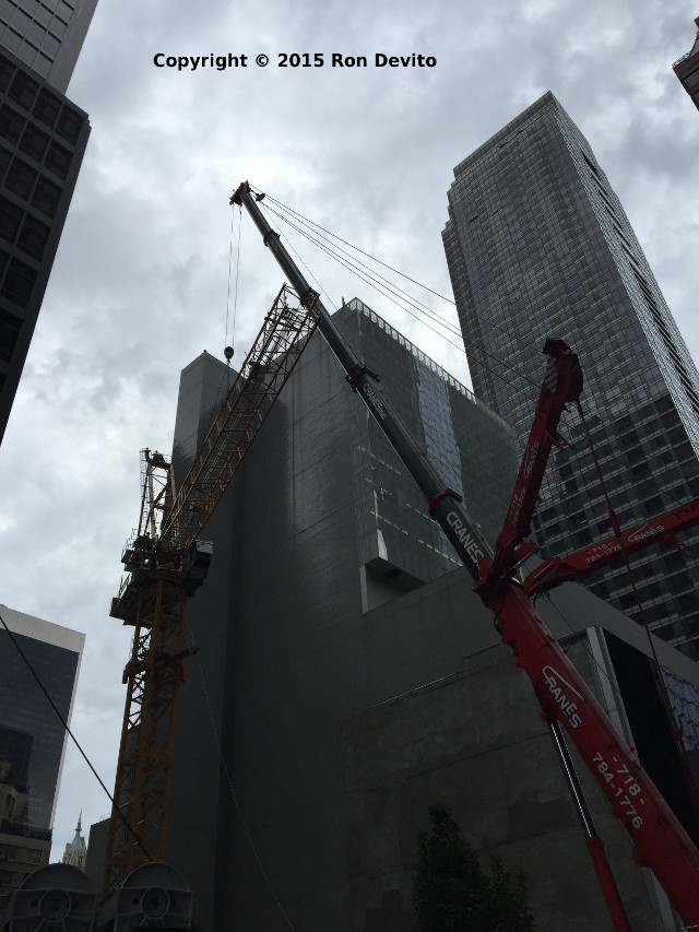 Tower Crane Assembly for MoMA Tower - September 13, 2015