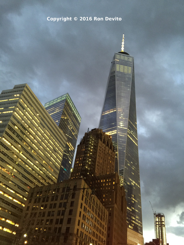 Spectaular Dusk in Lower Manhattan